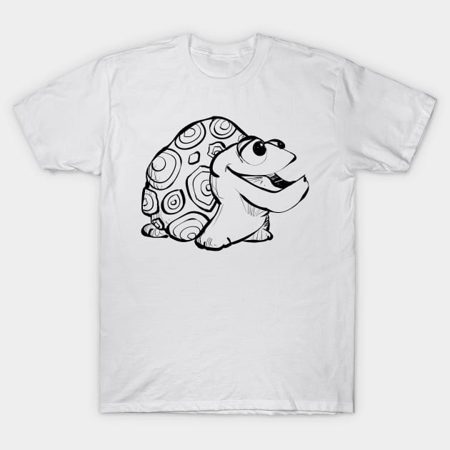 Silly Baby Tortoise T-Shirt by Jason's Doodles